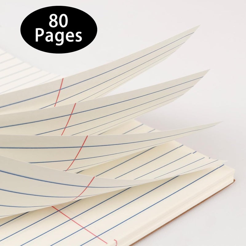 Duxesuk Steno Pads – 6x9 Inches 80 Sheets Steno Notebooks for Writing Notes in School, University, College & Office (2PCS Pink) - Image 5